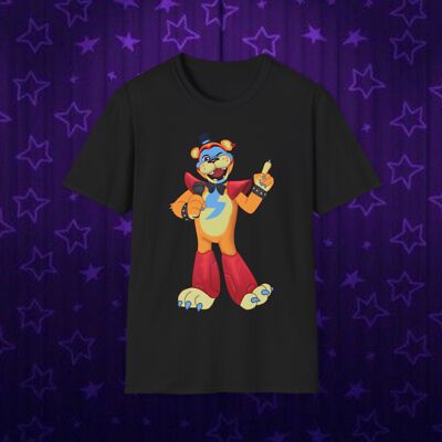Security Breach Glamrock Freddy Fnaf Five Nights Unisex Softstyle T-Shirt