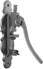 Eppicotispai Wall-Mounted Bottle Opener Corkscrew Black Aluminum (Made in Italy)
