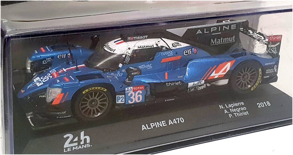 Altaya 1/43 Alpine A470 #36 Le Mans 2018 Diecast Model Car