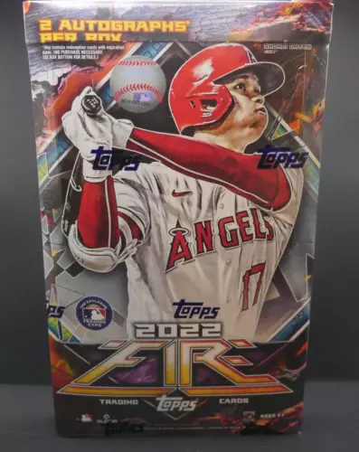 2022 Topps Fire Hobby Box SEALED- 2 Autos Witt & JRod RCs 🔥 2 AUTOS per BOX!!!
