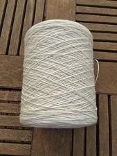 500 Gram Cone 90% Wool/10% Nylon. 3/9nm. Knit,weave,craft.4 Ply Cream. Uk Spun.