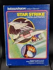 1981 Mattel Electronics Intellivision Star Strike Game Complete In Box Manuals