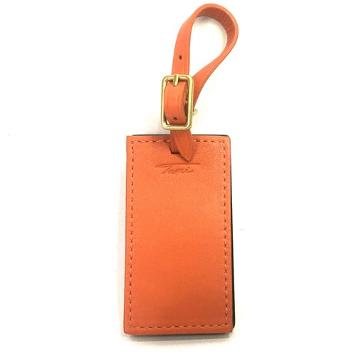 Tumi Luggage Tag w/Mirror Pumpkin 