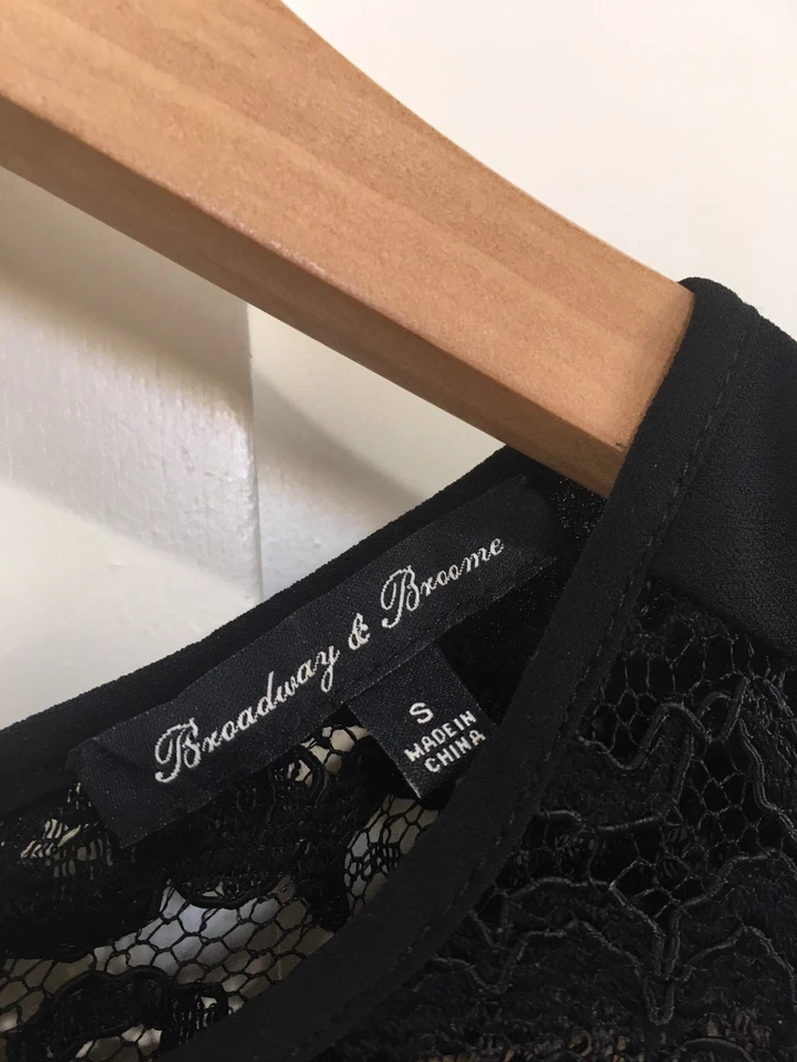 Бродвей и метла женщин причинно блузка молнии назад размер маленькая рубашка кружева Summer - Изображение 2 из 3