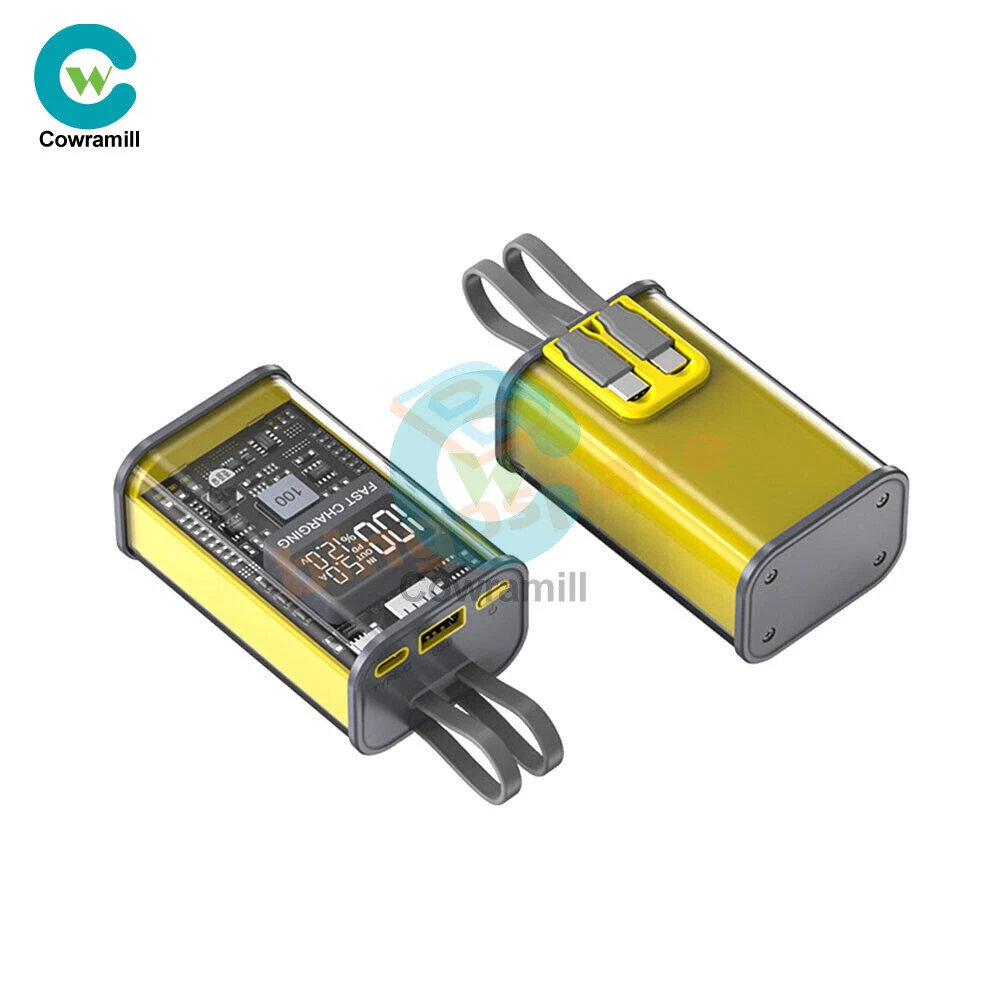 Compact 10000mAh Power Bank Box - Fast PD22.5W Charging for 18650/21700 Batteries