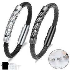 Cremation Bracelet Ashes Stainless Steel Cylinder Keepsake Cremation Urn Bangle