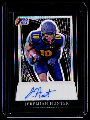 2024 Leaf Pro Set #1/4 Black Pulsar Jeremiah Hunter Auto