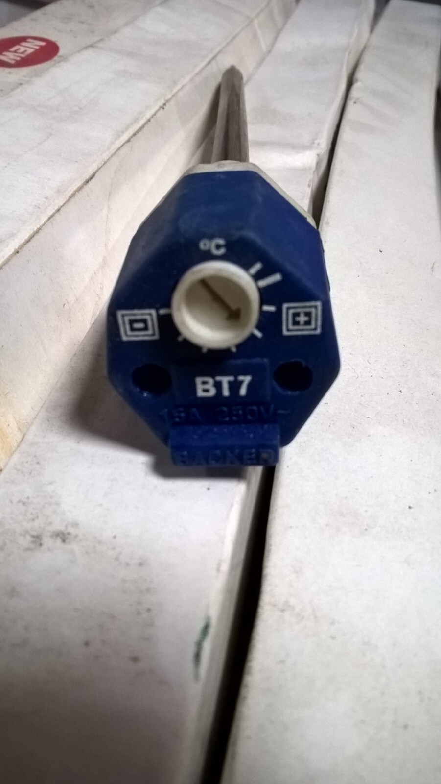 Backer Backermatic BMST18 Immersion Heater Thermostat 18 With Reset for  sale online | eBay