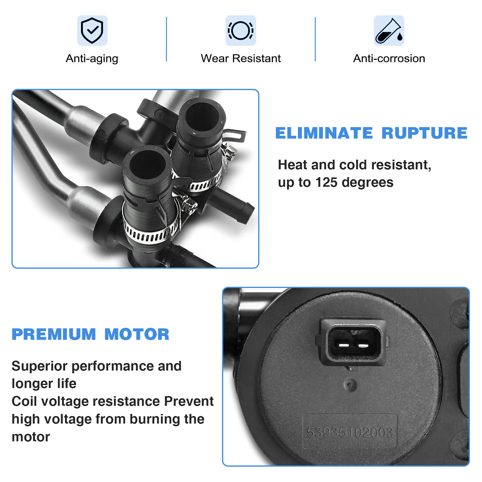 For Nissan Pathfinder Heater Hose Pipe Tube Assembly W/ Blend Valve