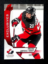 MICAH ZANDEE-HART 2019-20 UD TEAM CANADA JUNIORS EXCLUSIVES NO 59 #002/250 47262