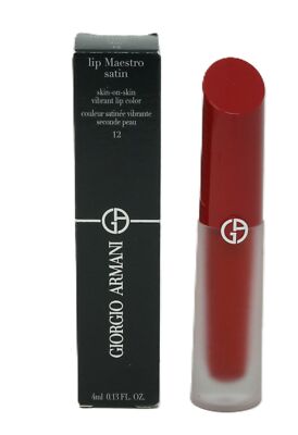 Giorgio Armani Lip Maestro satin vibrant lip color 4ml secret date 12