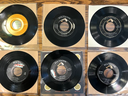 Elvis Presley Lot of 6 Vintage 7" 45 RPM Records (#5)