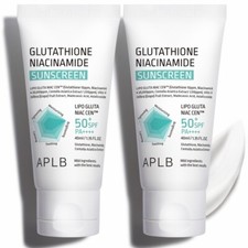 2Pack, APLB Glutathione Niacinamide Sunscreen SPF50 PA   40ml 1.35oz K-Beauty