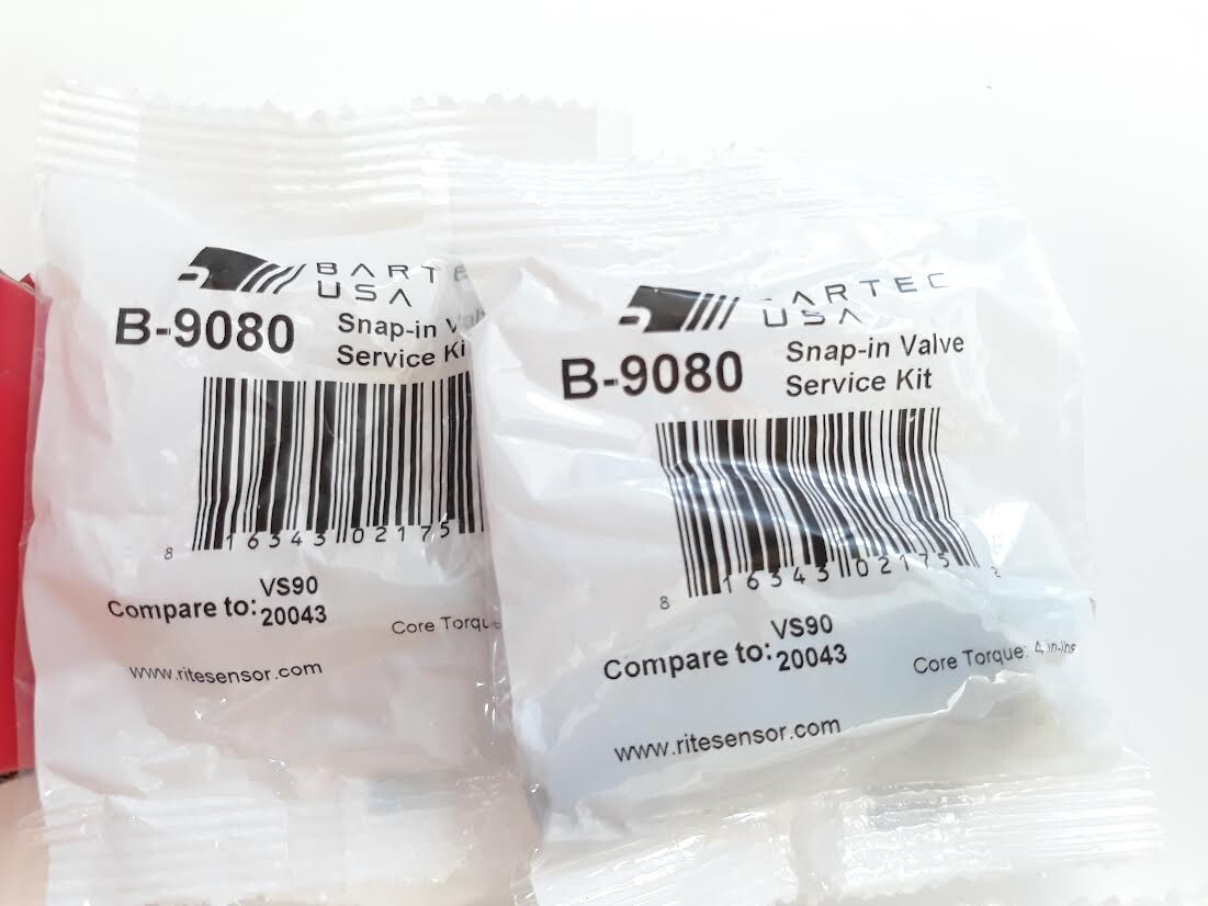 Box of 10 BARTEC USA TPMS Service Kit B-9080 Snap in CONTI TG1D