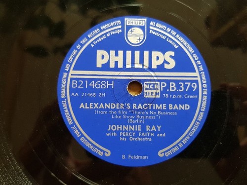 Johnnie / Johnny Ray - If you believe / Alexander's Ragtime Band Schellack 78 rpm