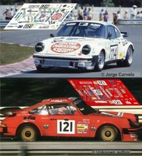 Décalcomanies Porsche 930 Le Mans 1984114121 1:32 1:24 1:43 1:18...