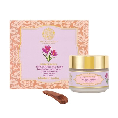 RYLLZ ESSENTIALS Kumkumadi Face Scrub | Skin Radiance with Safran, Walnut