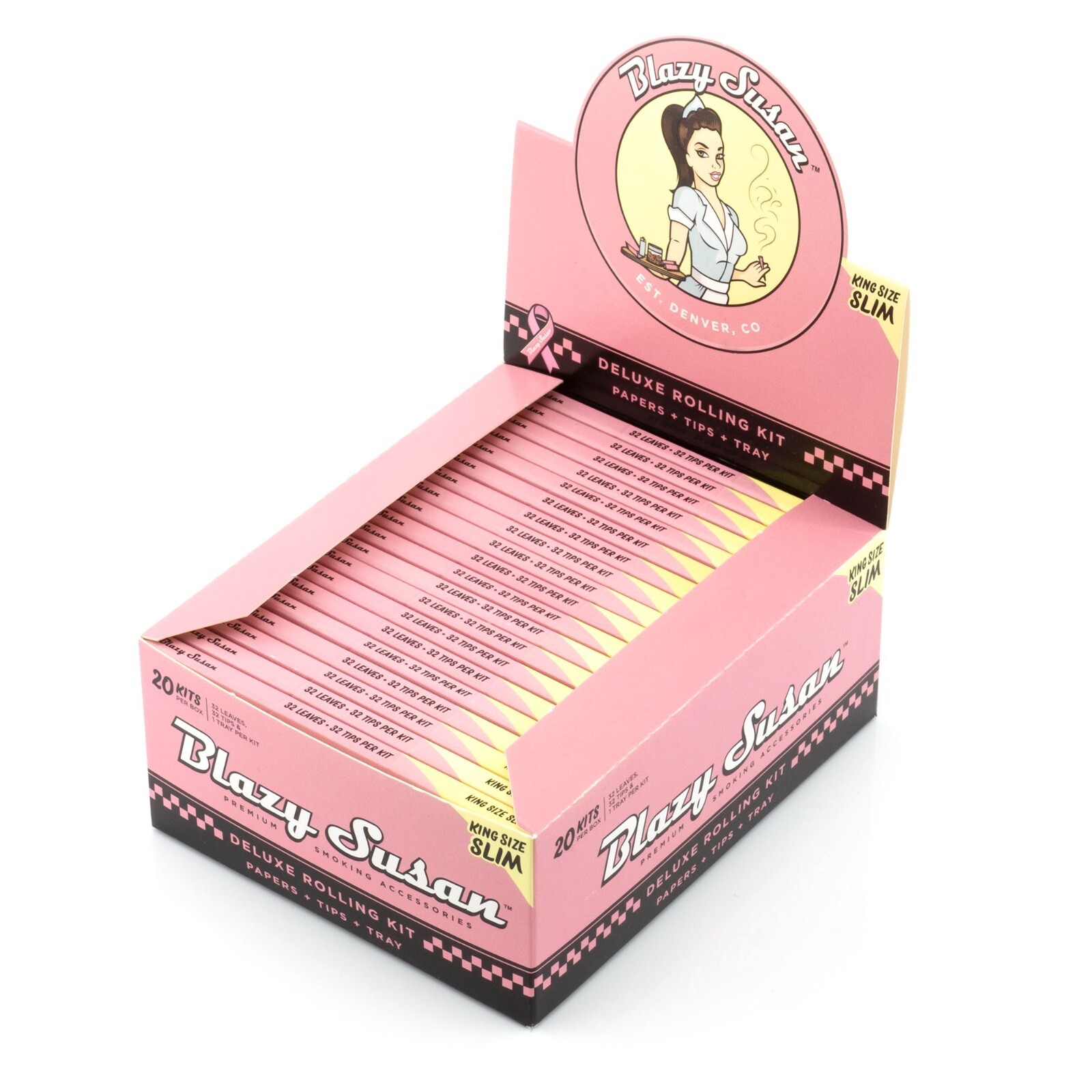 Blazy Susan Deluxe Rolling Kit Papers, Tips & Rolling Tray eBay