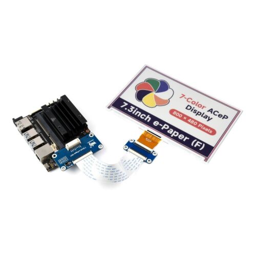 7.3inch 800×480 ACeP 7-Color E-Paper HAT E-Ink Display Module SPI Communication - Picture 5 of 7