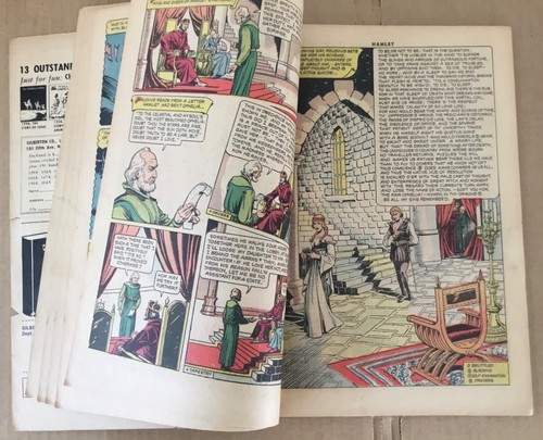 Classics Illustrated comic book #99 Golden Age Hamlet 1952 HRN 167 Shakespeare - Picture 5 of 7
