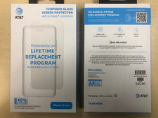 AT&T EZ Apply Tempered Glass Screen Protector...