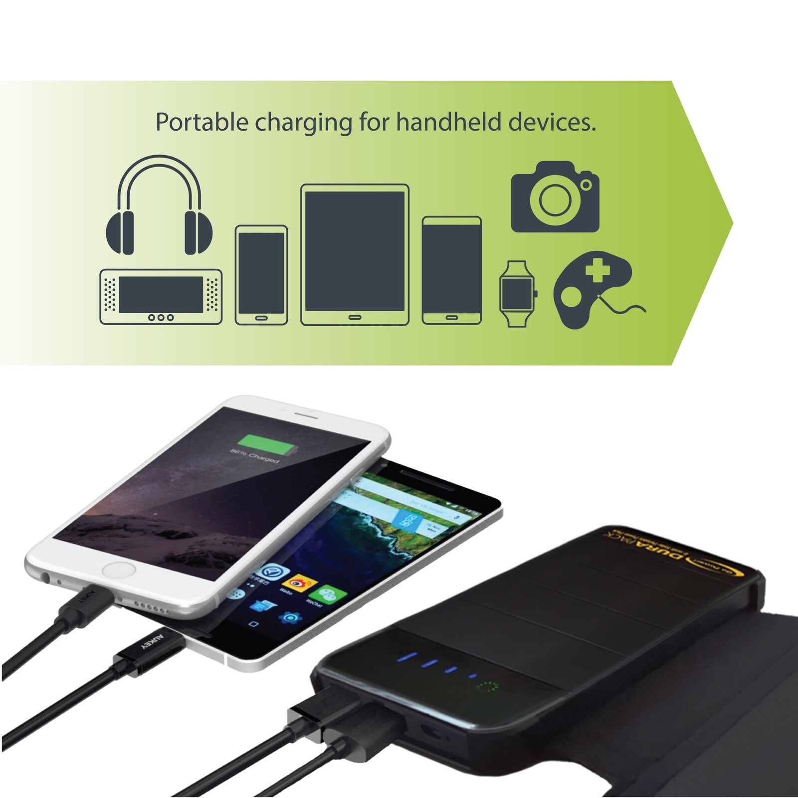 Go Power GP-SBP-8W 8 Watt Solar Portable Power Pack