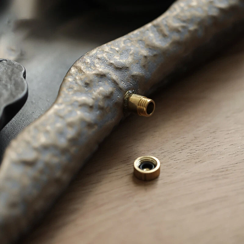 China Crude Pottery Tea Tray Water Reservoir Draining Serving Tray Antique - Image 3 of 4