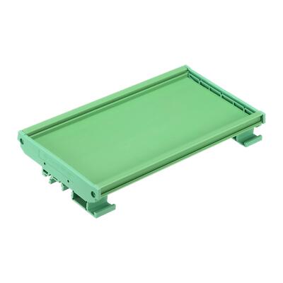 PCB DIN Schienenmontage Träger Leiterplattenmontage Halter 90x180mm Grün