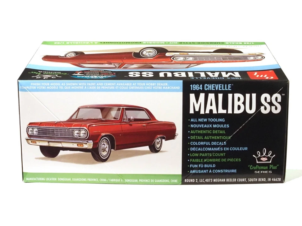 AMT NEW TOOLING Model Kit 1964 Chevelle Malibu SS 1:25 Scale AMT1426 - Image 4 of 4