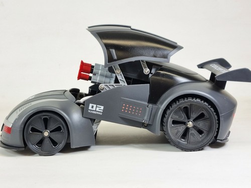 RC Drift Car Tank Model Transformer Stealth Bomber Spy Car DART Firing Model Toy - Picture 7 of 24