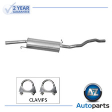 For SEAT - Alhambra 2.0i 1996-2010 (7V8, 7V9) Centre Exhaust Silencer + Clamps