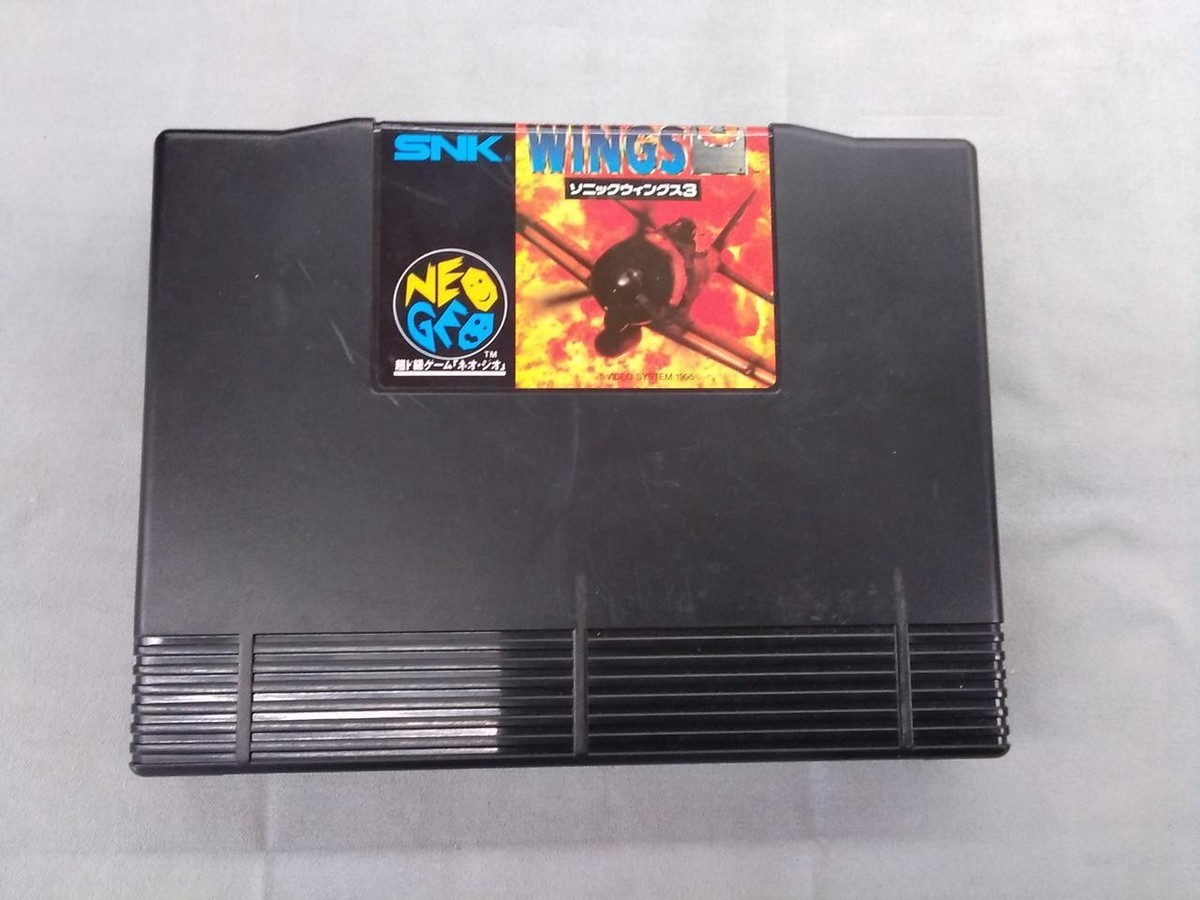 Neo Geo Sonic Wings 3 Converted product Instruction card for