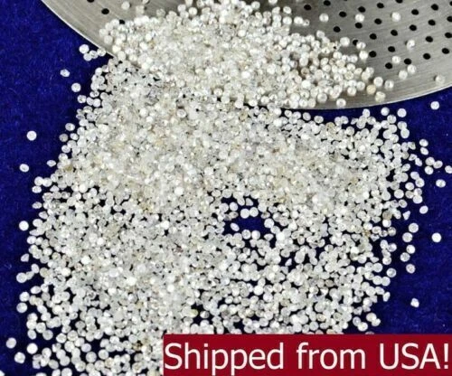 Natural Loose Diamonds Round 100 Pcs I1-I3 Clarity E F White Color 100% Real - Image 3 of 4