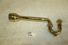 Polished Brass Bathroom Drain Trap 1 1/4"