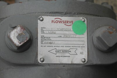 Flowserve model 25GRM pump 