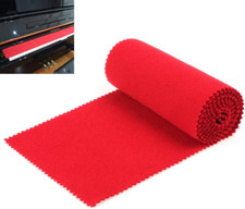 Red Soft Piano Keyboard Dust Cover, 88 Keys Protective Dust Cover for Electro...
