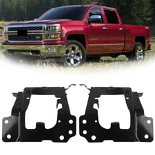 New Front Bumper Bracket Set Fit For 2014-2015 Chevrolet Silverado 1500 Set of 2