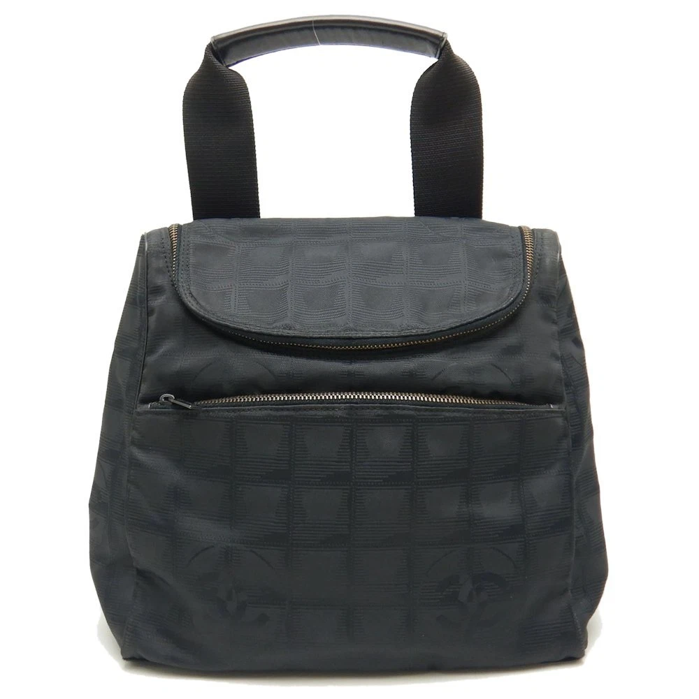 CHANEL Backpack New Travel 2WAY A15958 Nylon Black 251381 eBay