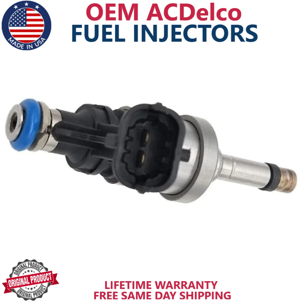 x6 NUEVOS INYECTORES DE COMBUSTIBLE ORIGINALES ACDelco para Buick Enclave 2009, 2010, 2011 3,6 L V6 Foto 4 de 4