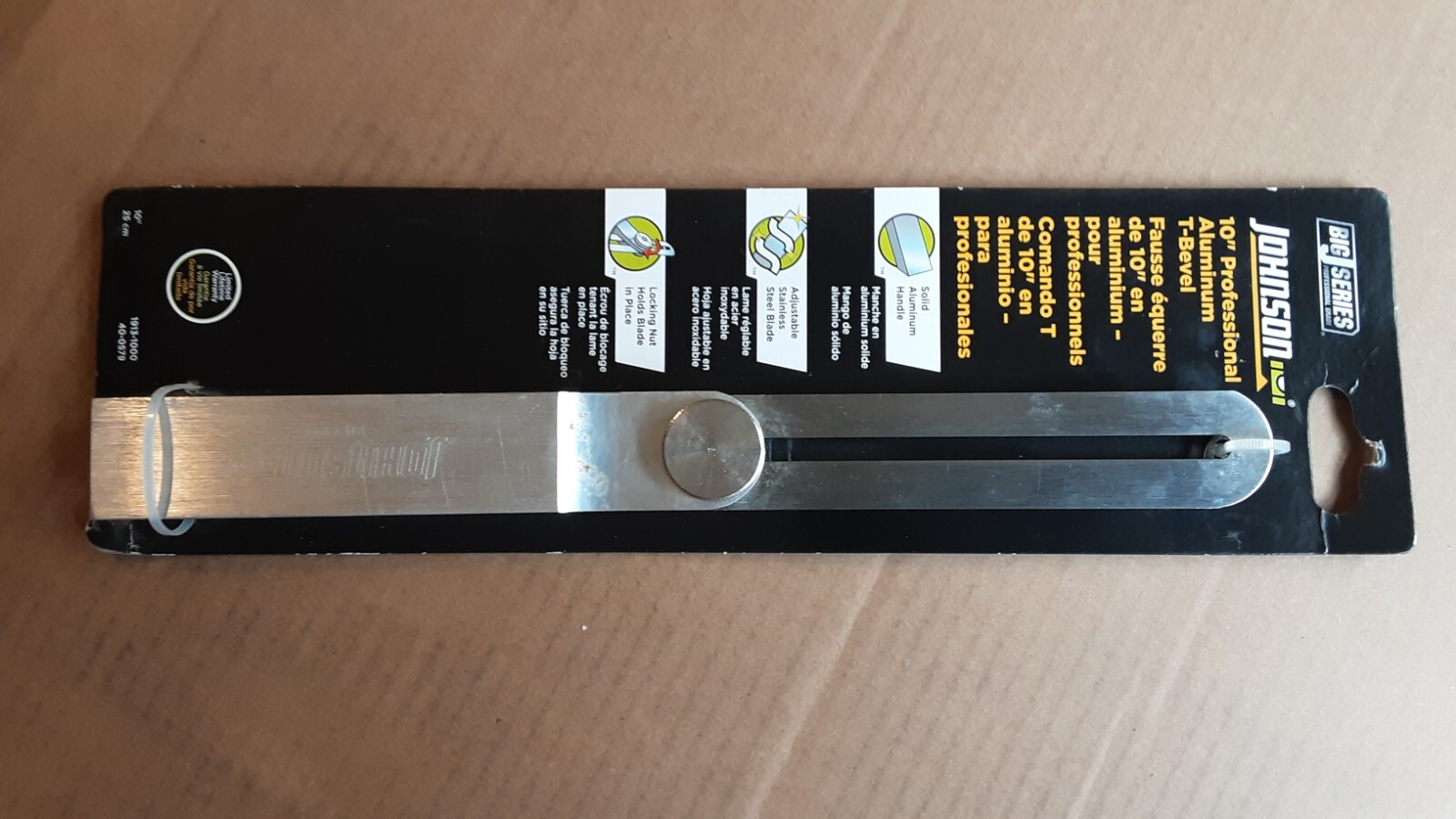 Johnson aluminum T-bevel 10 inch professional