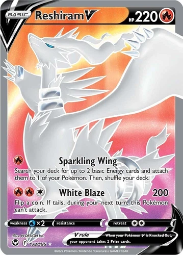 Reshiram V 172/195 Swsh12: Sword & Shield - Silver Tempest