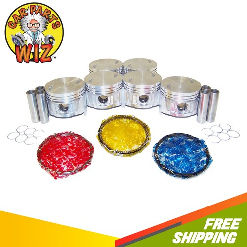 Pistons and Rings Fits 8487 Nissan 300ZX D21 Maxima 3.0L V6 SOHC VG30