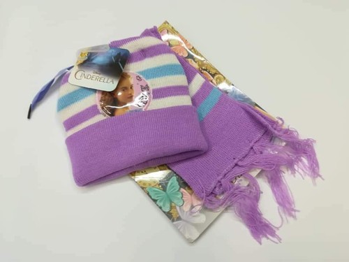 CAPPELLO+SCIARPA CINDERELLA DISNEY INVERNALE BIMBA | eBay