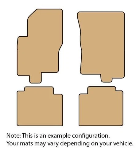 Alfombrillas Lloyd LUXE - Juego de alfombrillas de 4 piezas - Elige entre 11 colores Foto 4 de 4