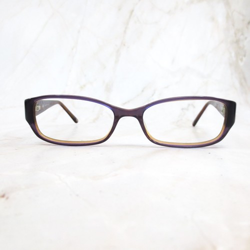Coach Eyeglasses Frame Women's Plum Blue Plastic Full Rim Rectangular Shape