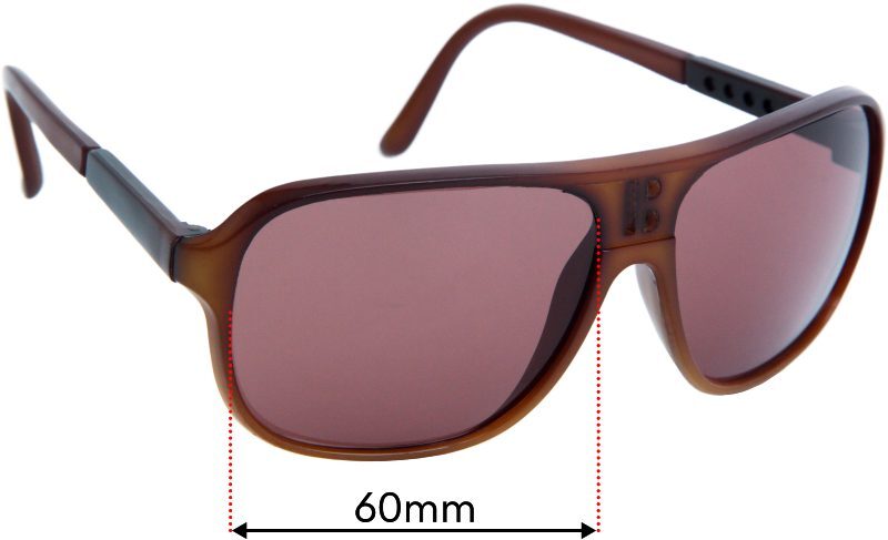 SFx Replacement Sunglass Lenses Fits Bolle Irex 100 60mm Wide