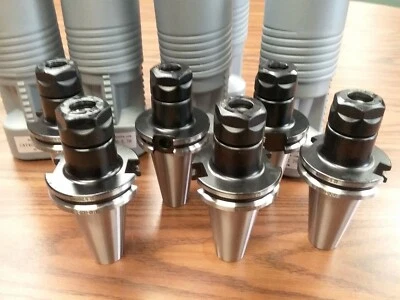 CME 6pcs CAT40-ER20-2.76" COLLET CHUCKS balanced to G2.5/25000RPM #B25-CAT40-ER20