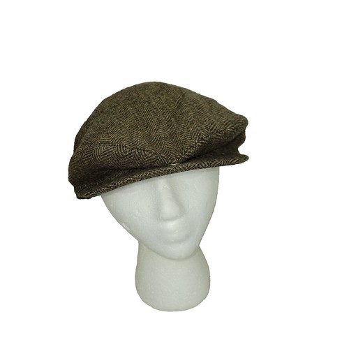 Toucan Classic Wool Beret Embellished Hat Olive Green Embellished Wool Beret – LaValentinanyc.com main image 3