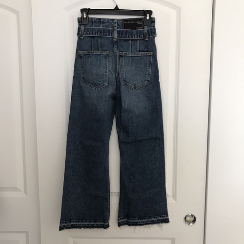 Veronica Beard $ 298 Marlene 12" Korsett Taille gerades Bein Jeans Größe 24 Gelände - Bild 11 von 12