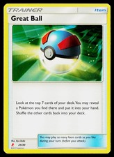 Great Ball 25/30 SM Trainer Kit: Lycanroc & Alolan Raichu Common NM Pokemon TCG